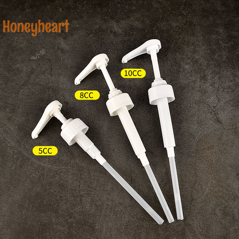 <Honeyheart> 1100ml เครื่องจ่ายน้ําเชื่อมกาแฟมัลติฟังก์ชั่นซอสน้ําผึ้งซอสมะเขือเทศขวด W/ปั๊ม Nice