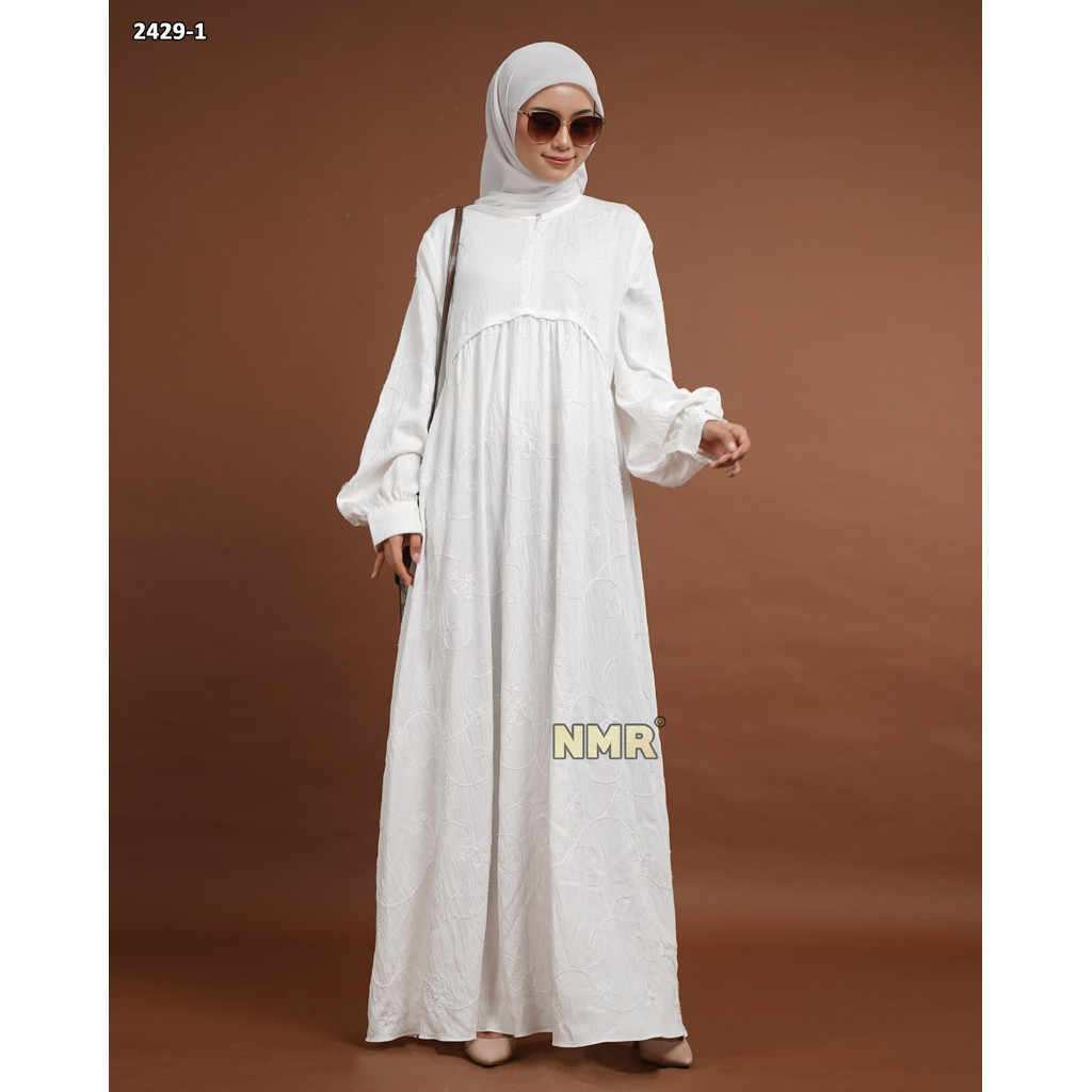 NMR Gamis Polo Linen Embrodery Vol 2429-1