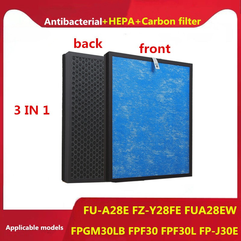 Rio Sharp เครื่องฟอกอากาศ FU-A28E FZ-Y28FE FUA28EW FZ-F30 FPGM30LB FPF30 FPF30L FP-J30E KC-F30E FP-G
