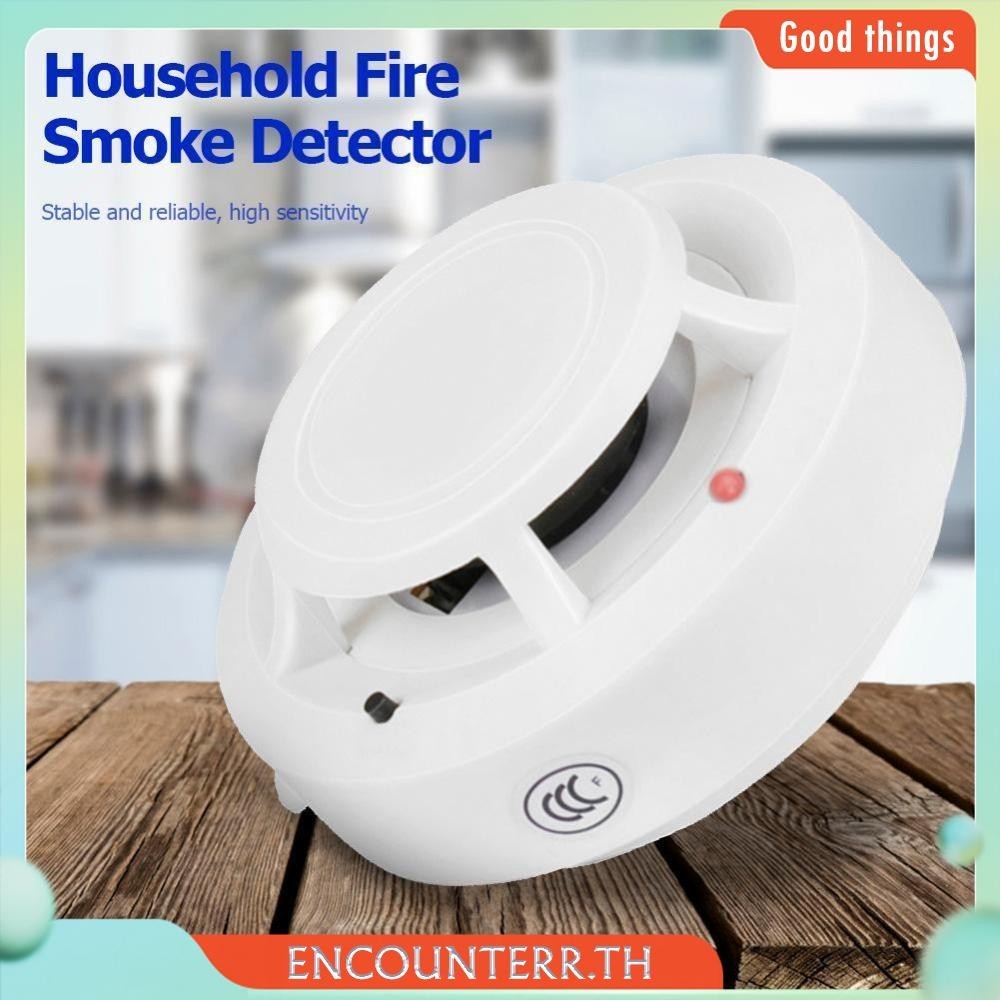 [encounterr.th ] Gd-sa1201w Smoke Fire Sensitive Detector Alarm Home Security Sensor Alarm