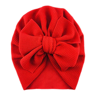 (Bow01) "พร้อมส่ง"ผ้าโพกหัว ที่คาดผม โพกหัวโบว์ขนาดใหญ่สีพื้น น่ารัก สําหรับเด็ก