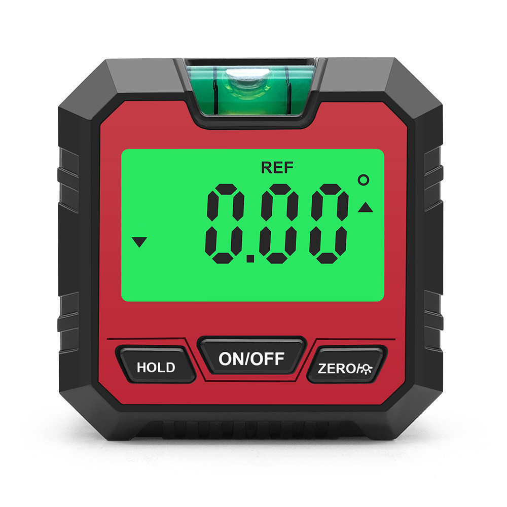 90 องศาแม่เหล็กดิจิตอลเครื่องวัดมุม Inclinometer ระดับ Goniometer วัด Inclinometer