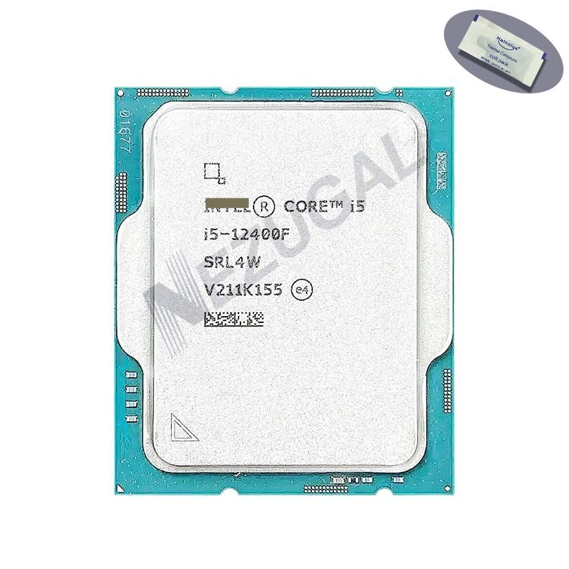 I5-12400F I5 12400F SRL4W 2.50 สูงสุด 4.40 Ghz Six Core 18M 65W LGA1700 CPU โปรเซสเซอร์
