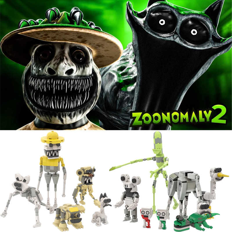 รุ่นล่าสุด Zoonomaly Zookeepers ขนาดใหญ่ เกมสยองขวัญ ตัวต่อ ชุด Monster บล็อคตัวต่อ ของเล่นเด็ก ของเล่น ของขวัญวันเกิด ราคา ถูกที่สุด ดีลบีเคเค แกลเลอรีภาพที่ 3