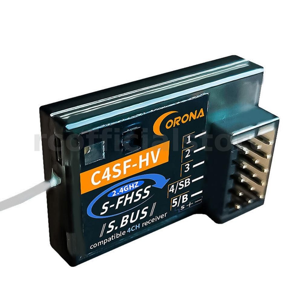 Corona RC C4SF-HV 2.4GHz Futaba FHSS/S-FHSS รองรับตัวรับสัญญาณ SBUS สําหรับ 3PV 4PLS 4PV 4PX