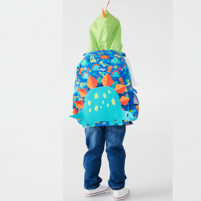 ออสเตรเลีย smiggle Blue Dinosaur Shape Meal Bag ขวดน ้ ํากระเป ๋ านักเรียนขนาดกลาง