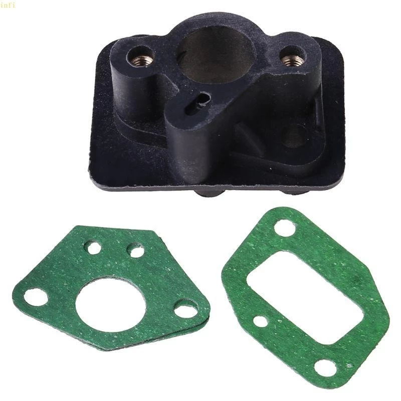2pcs 40-5 43CC 52CC brush cutter intake manifold carburetor base connector
