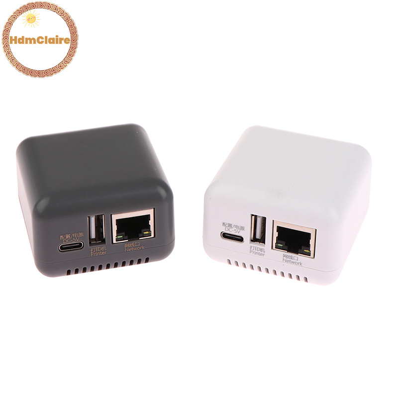 Hdmclaire Mini NP330 Network USB 2.0 Print Server (Network/WIFI/BT/WIFI cloud pring TH