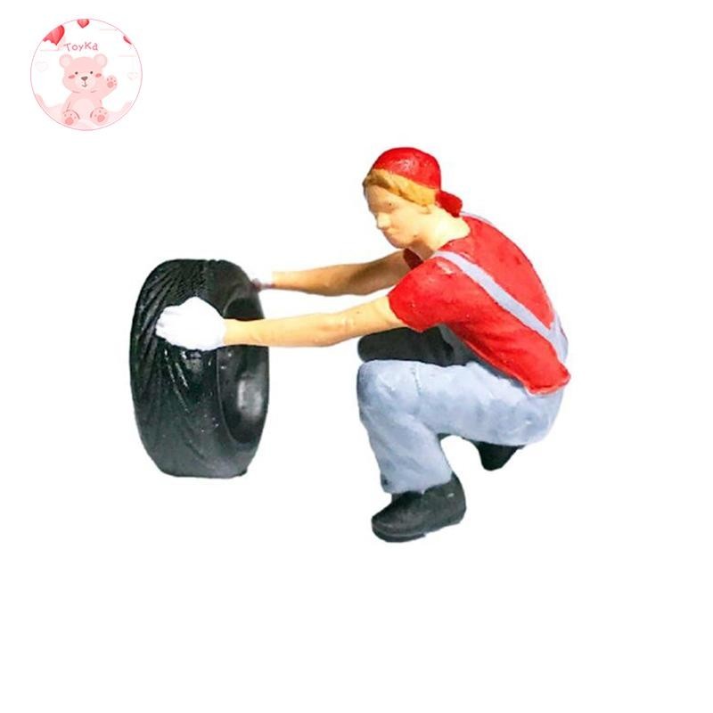 [Whbadguy ] 1/64 Scale Model People Layout Train Model People Figures Tiny People Model
