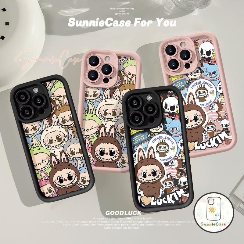 น่ารักโชคดีสีสันสดใสคู่รัก สำหรั VIVO Y15s Y36 Y20 Y16 Y21 Y12 Y27 Y17 Y12s Y21s Y22 Y15 Y91 Y100i Y17s Y12i Y22s Y33s