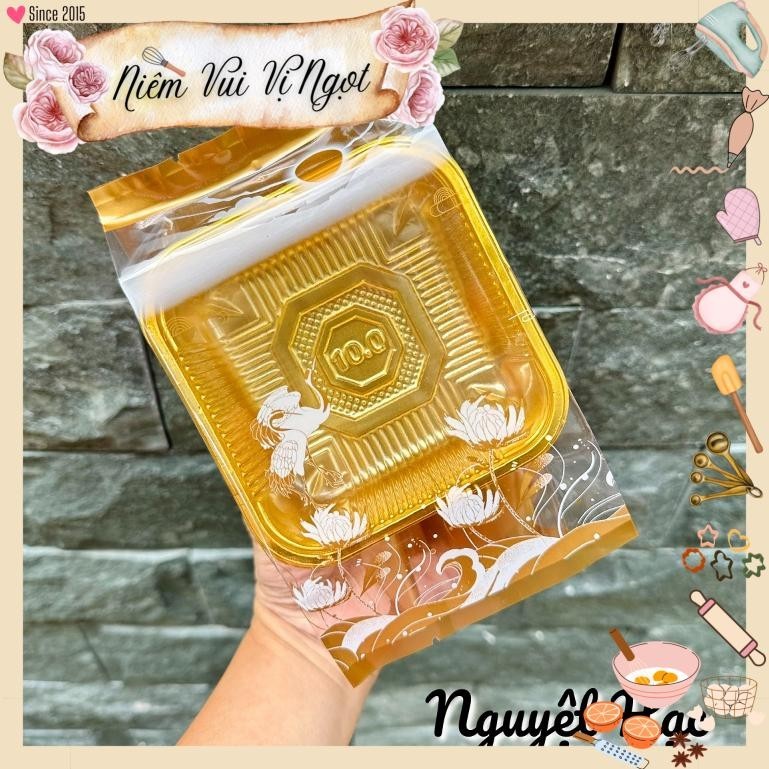 100 ถุงของ 10 ~ ถุงขนมไหว้พระจันทร์ปิดผนึก ~ NGUYET HAC (200-250gr)