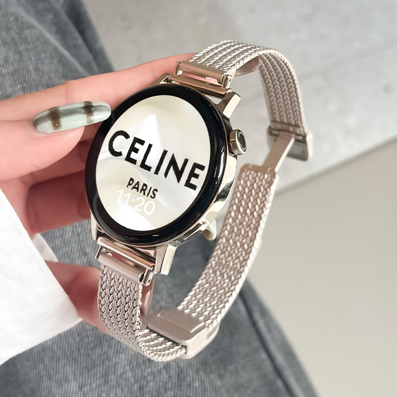 Magnetic Folding Loop Band สําหรับ Imilab W13 W12 สีอุปกรณ์เสริมโลหะสแตนเลสเข็มขัดแม่เหล็กสําหรับ Im