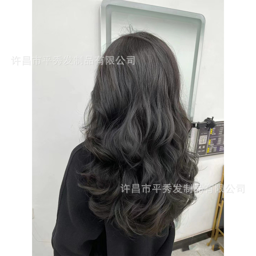 Real Wig Big Wave Korean Style Curly Hair White Royal Sister 13*4 Front Lace Wig Long Hair Lazy St