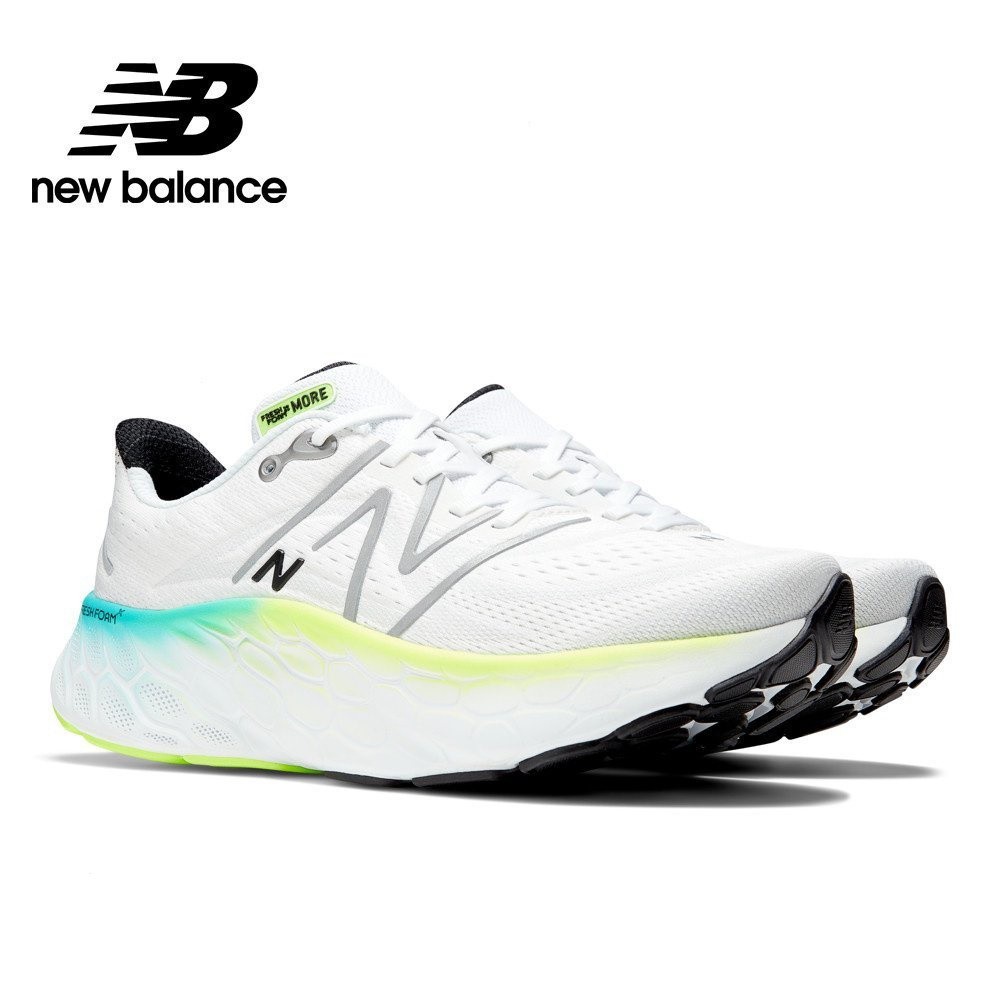 [New Balance ]nb รองเท้าวิ่งสีขาว น้ําเงิน เหลือง สําหรับผู้ชาย Mmorwt4-2E