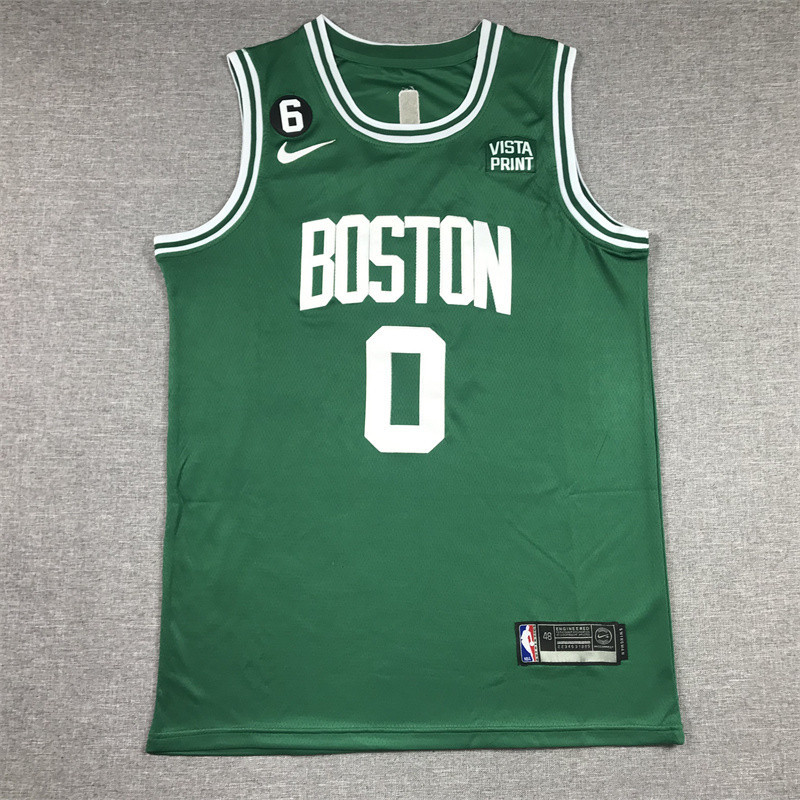 Nba Jersey รุ่นปัก Boston Celtics #0 เสื้อบาสเก็ตบอล TATUM