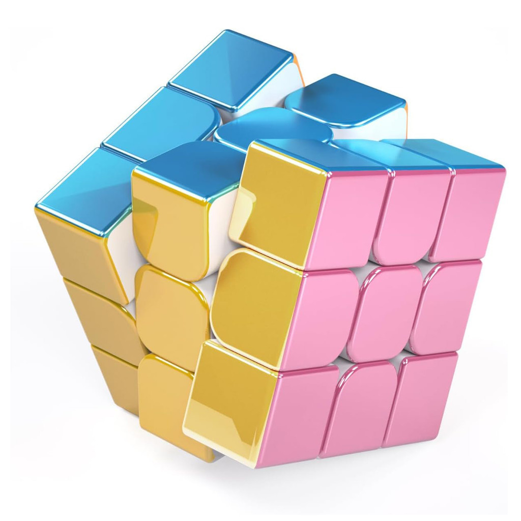 Cyclone Boy Metallic 3x3 Magnetic Cube ชุบ Macaron Professional กระจกสะท้อนแสง Cube ปริศนาของเล่น