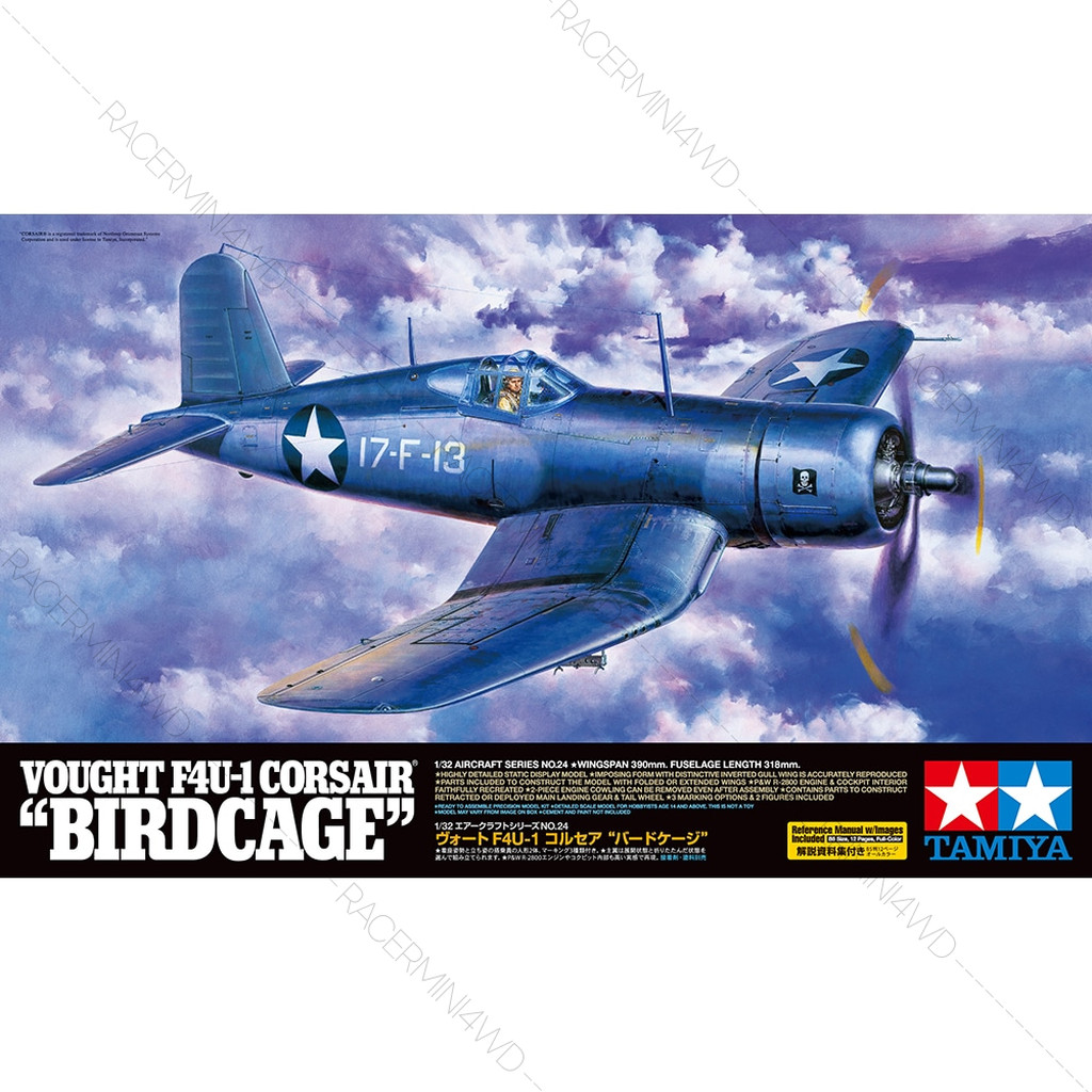 TAMIYA 60324 1/32 Model Kit Vought F4U-1 Corsair "Birdcage"