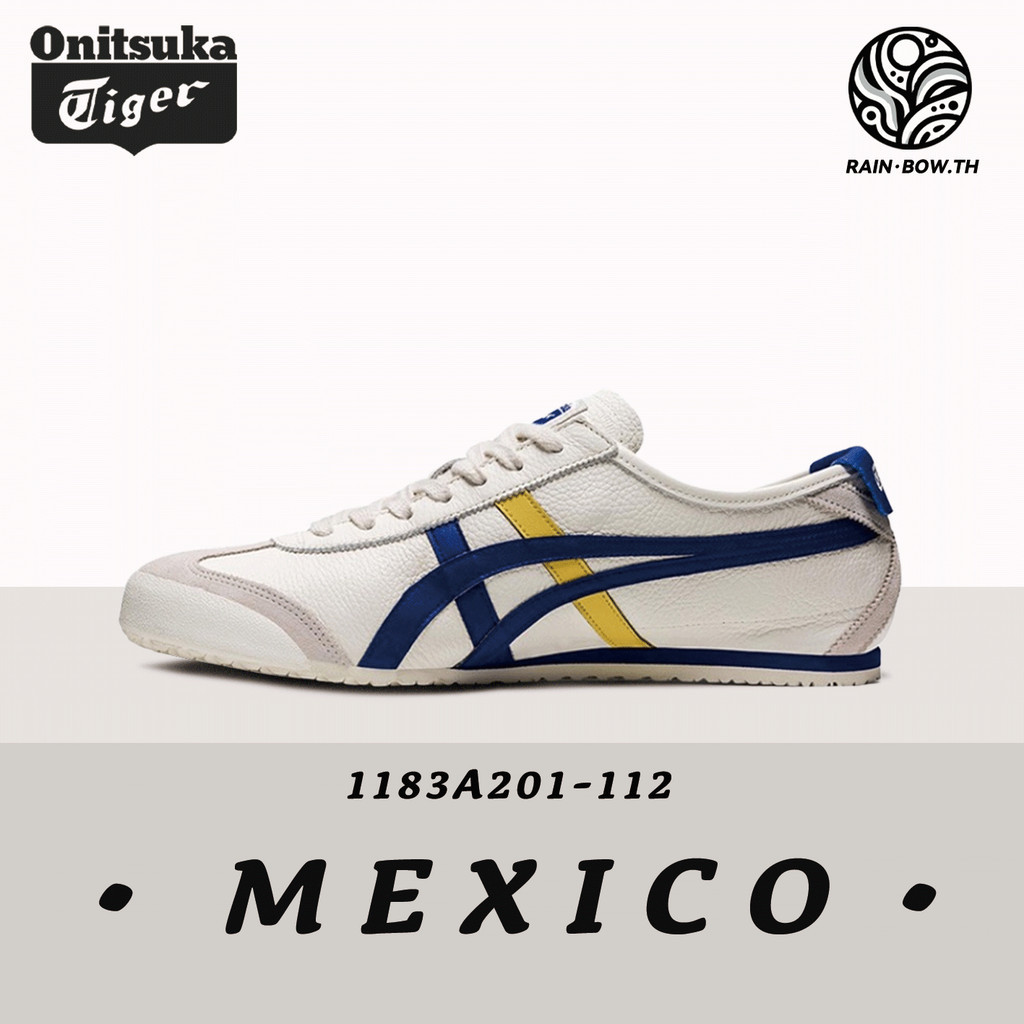 พร้อมส่ง Onitsuka tiger MEXICO 66 Slip-on 1183A201-112 รองเท้าลำลองแฟชั่น 100% ผู้ชาย