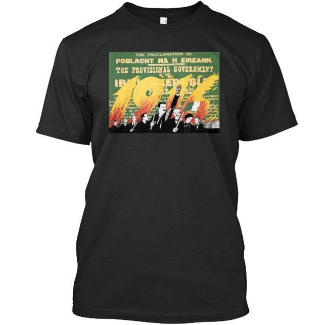 1916 Rising Ireland Fashion Casual T-Shirt Mens
