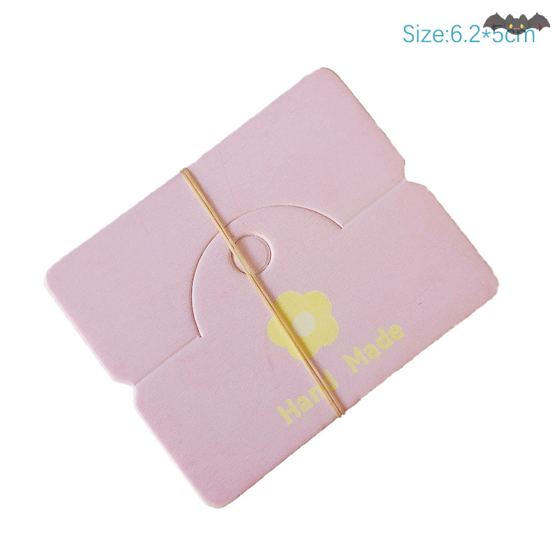 [PE] 50pcs ดอกไม้สี Hairpins กระดาษแข็งเครื่องประดับบรรจุภัณฑ์ถุงการ์ดกระดาษการ์ดการ์ดสร้อยคอสร้อยข้อมือต่างหูกระดาษแข็ง TH
