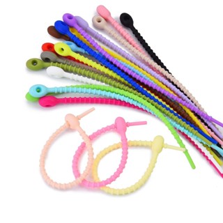 พวงกุญแจซิลิโคนสีหลากหลาย อุปกรณ์ประดับพวงกุญแจทำเอง ดีไซน์แ…