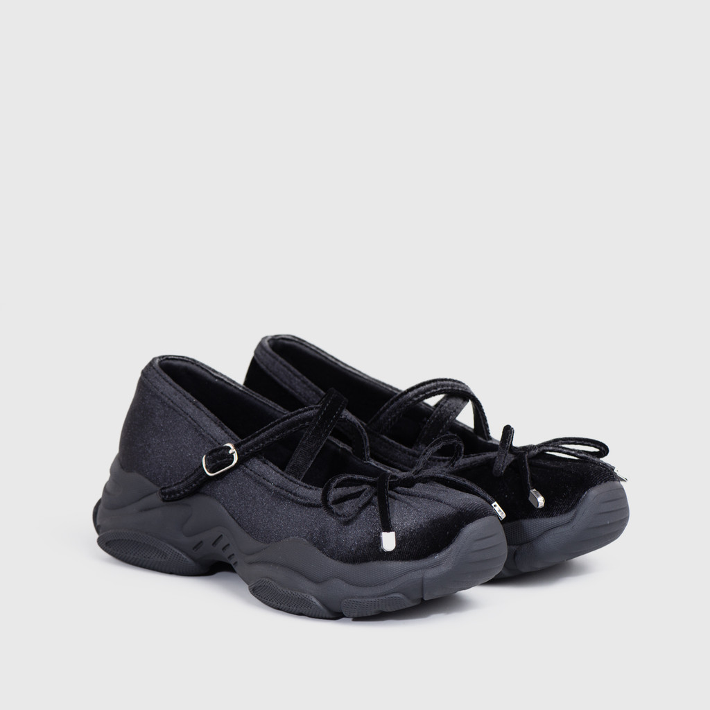 Cuteprojects – Swift Sneakers Ballerina Black – รองเท้าสีดํา