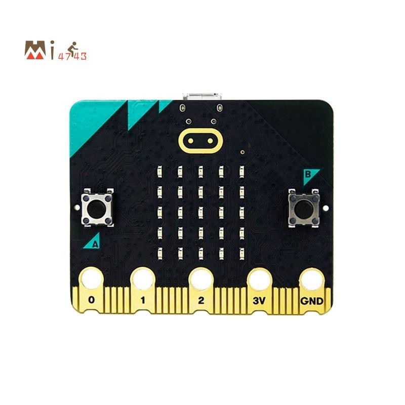 Mi47431 ชิ้น Bbc Microbit V2.0 เมนบอร์ดบทนําสู่การเขียนโปรแกรมกราฟิกใน Python PCB Development Board 