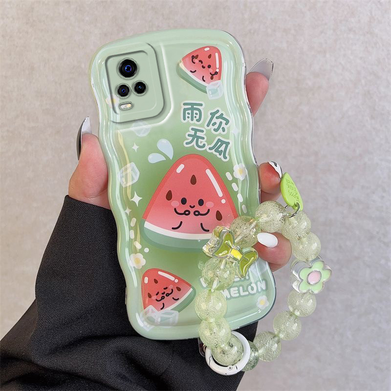 BLD| เคส สำหรับ Samsung Galaxy A02 A02S A03 A03S A04 A14 A10S A11 A12 A13 A20S A20 A21S A22 A23 A30 A30S A32 A33 A50 A50S A51 A52 A52S A53 A72 A73 Soft Glossy Cool funny Summer Watermelon Wave Edge Phone Case