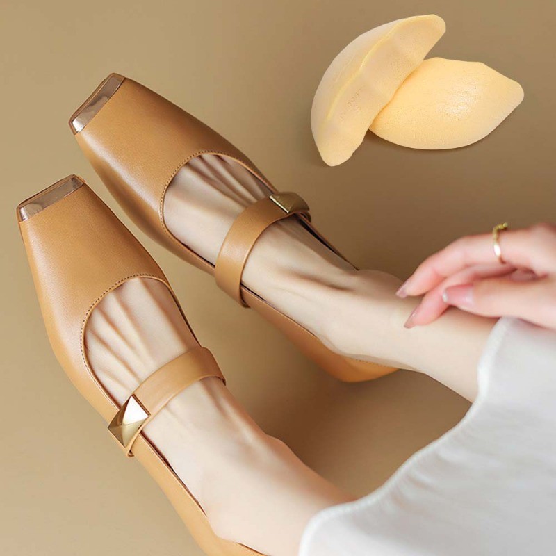 แผ่นใส่โฟม PU Forefoot - บรรเทาอาการปวดเท้า - ปรับนิ้วเท้าเบาะด้านหน้า - พื้นรองเท้าฟิลเลอร์ส้นสูง - นํากลับมาใช้ใหม่, ตัดได้, นุ่ม, ยืดหยุ่น - ลดขนาดรองเท้า