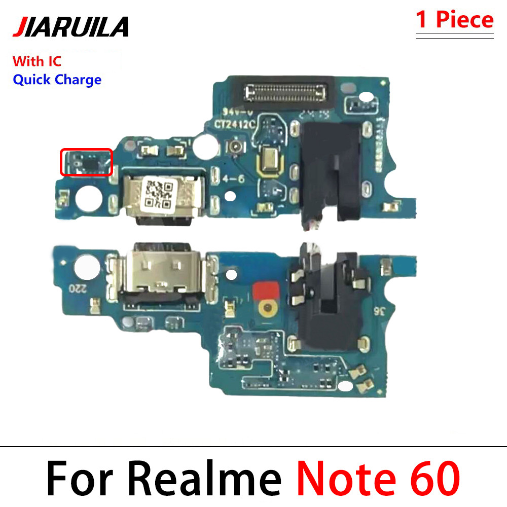 บอร์ดชาร์จ USB ใหม่ สําหรับ Realme Note 60 แพรตูดชาร์จ เปลี่ยนซ่อมพอร์ตชาร์จเร็ว