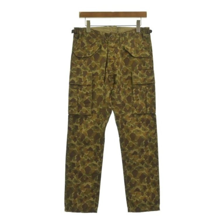 Garyu Ryu Cargo Pants สีกากีสีเบจลายพรางสีน้ําตาล ส่งตรงจากญี่ปุ่น มือสอง
