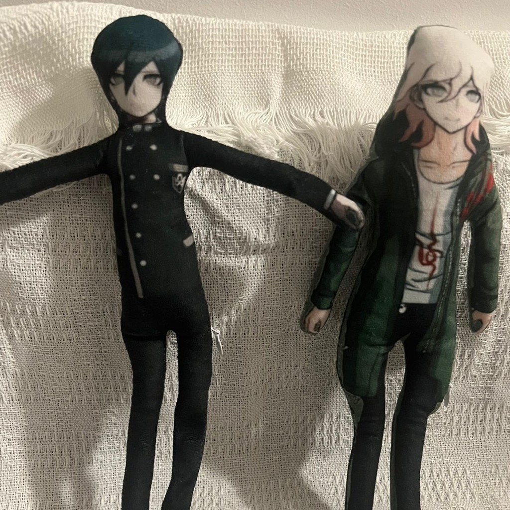 Danganronpa Nagito Komaeda Nanami ChiaKi Kirigari Kyoko ตุ๊กตาอะนิเมะเกม Merch บทคัดย่อของเล่นตุ๊กตาขนาดเล็กลวดบนมือและเท้า