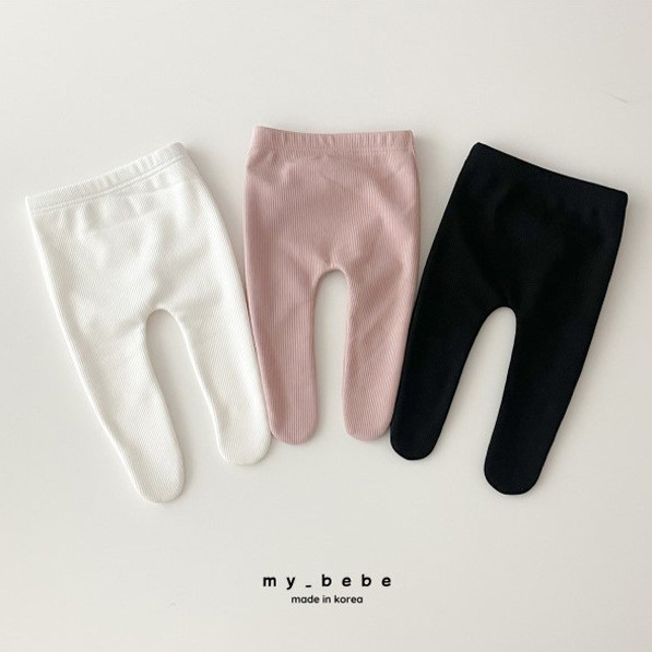 เก็บเงินปลายทาง กางเกง เด็กฤดูใบไม้ผลิและฤดูใบไม้ร่วงเกาหลีรุ่นสีทึบ 2-24 เดือนเ