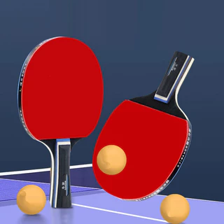 ไม้ปิงปอง table tennisฟรี ลูกปิงปอง 3ลูก เด็ก ผู้ใหญ่ การฝึกอบรม ไม้ปิงปองคู่+ลูกปิงปองแถมฟรีลูกปิงปอง ไม้ปิงปองพร้อมลูก
