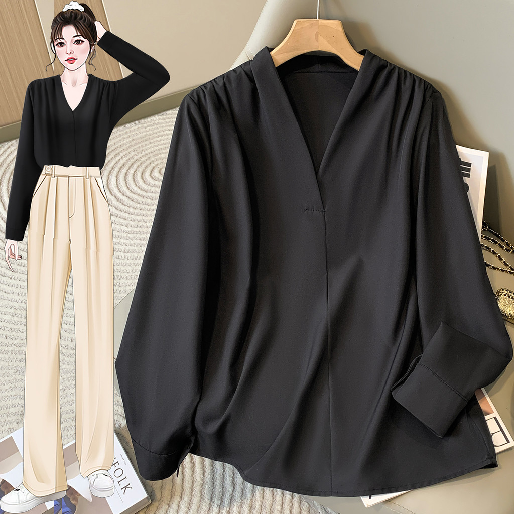 C&m Office Lady Style Collarless High-grade High-grade รูปที่ 2