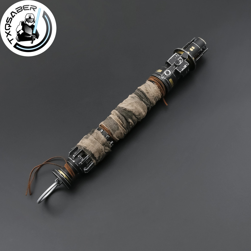 TXQSABER Lightsaber RGB พิกเซลจําลอง Boone Kestis โลหะ Hilt ไม่มีใบมีดดาบ FOC Smooth Swing Blaster ด