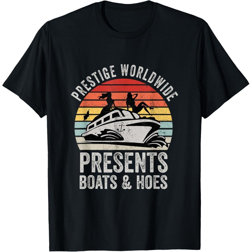 Prestige Worldwide นําเสนอเรือและจอบเสื้อยืดเรือปาร์ตี้ตลก