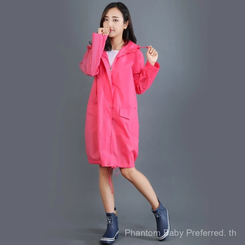 เสื้อกันฝนผู้หญิง สไตล์แฟชั่น กันน้ำ ระบายอากาศ thumbnail 3