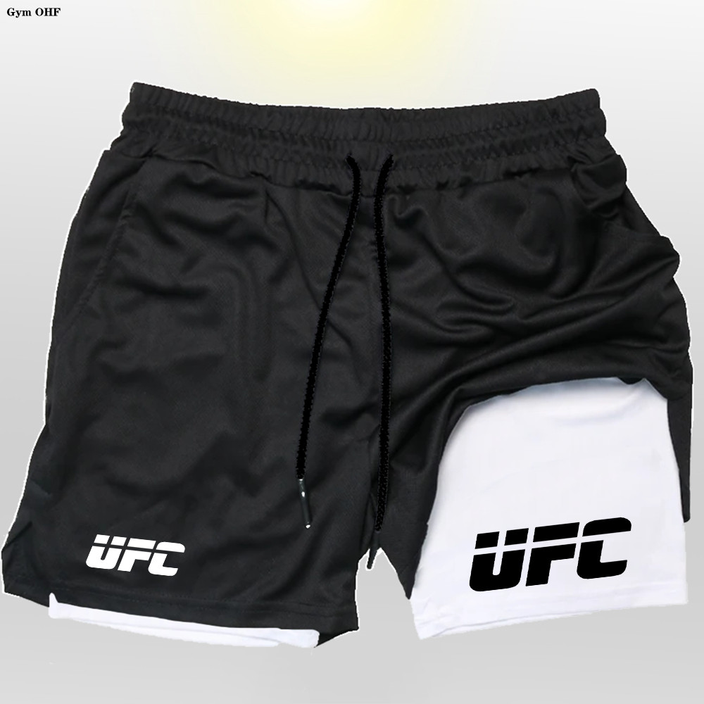 Ufc Standard Shorts Gymnasium Rapid Drying Sweat Absorption Short Pants