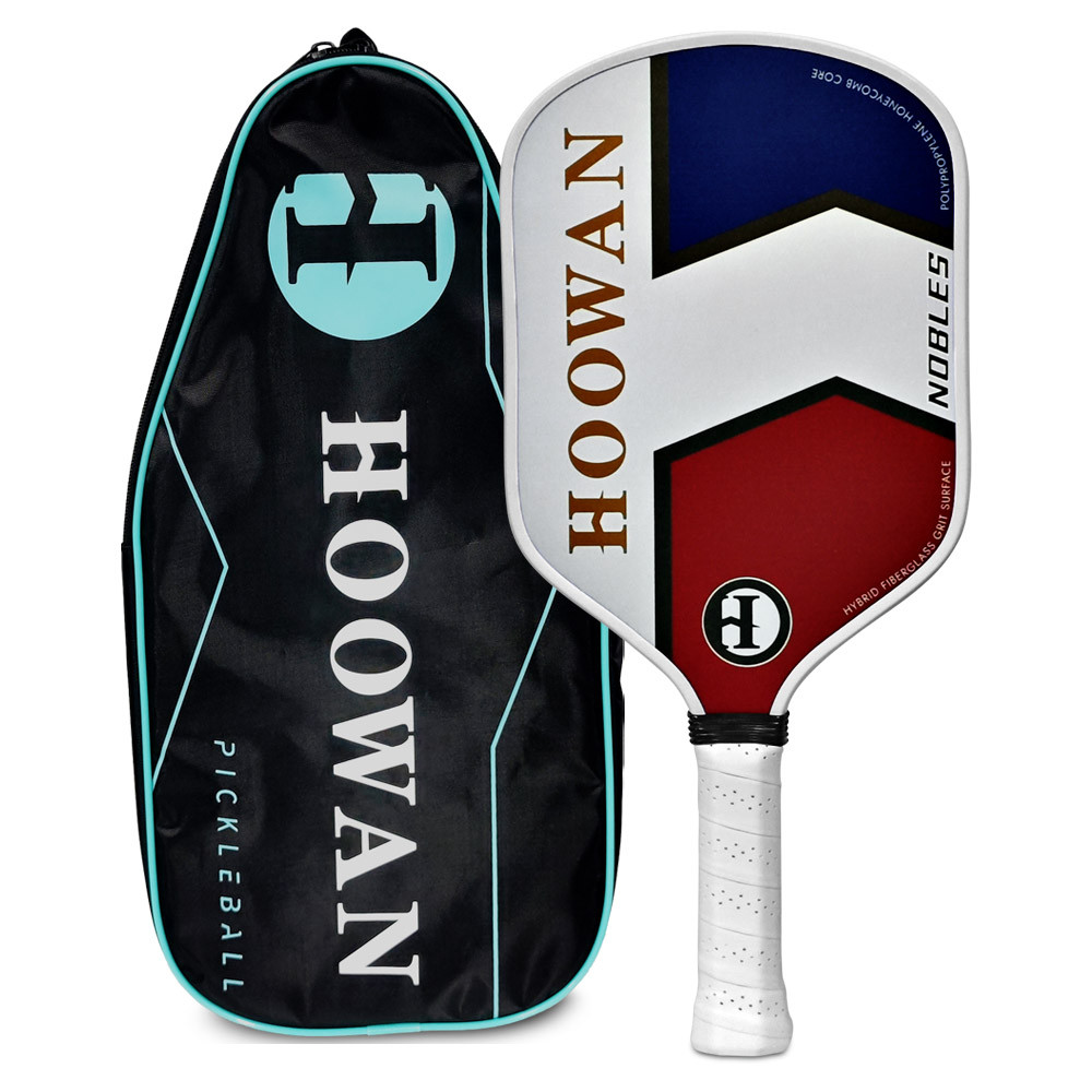 Howan NOBLES Fiblerglass Pickleball Paddle ความแข็งแรงสูงใยแก้ว Pickleball Racket ทนทานน้ําหนักเบา, การควบคุมที่ยอดเยี่ยม & Spin