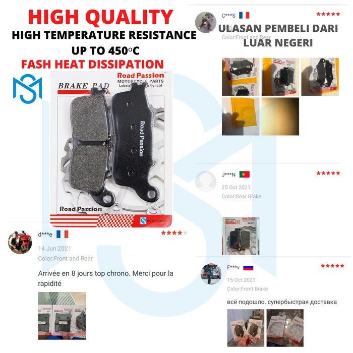 Honda VFR 1200 Crosstourer Highlander VFR 1200 2010-2018 ผ้าเบรค