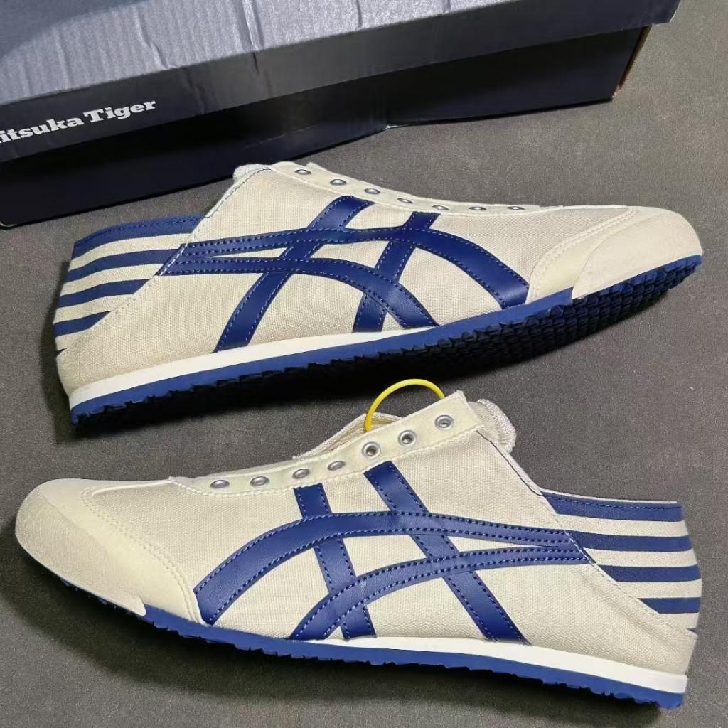 ❤️ของแท้ 100%❤️Onitsuka Tiger Mexico 66 รองเท้าลำลองพื้นนิ่ม ทันสมัยหลากหลาย สำหรับทั้งชายและหญิง