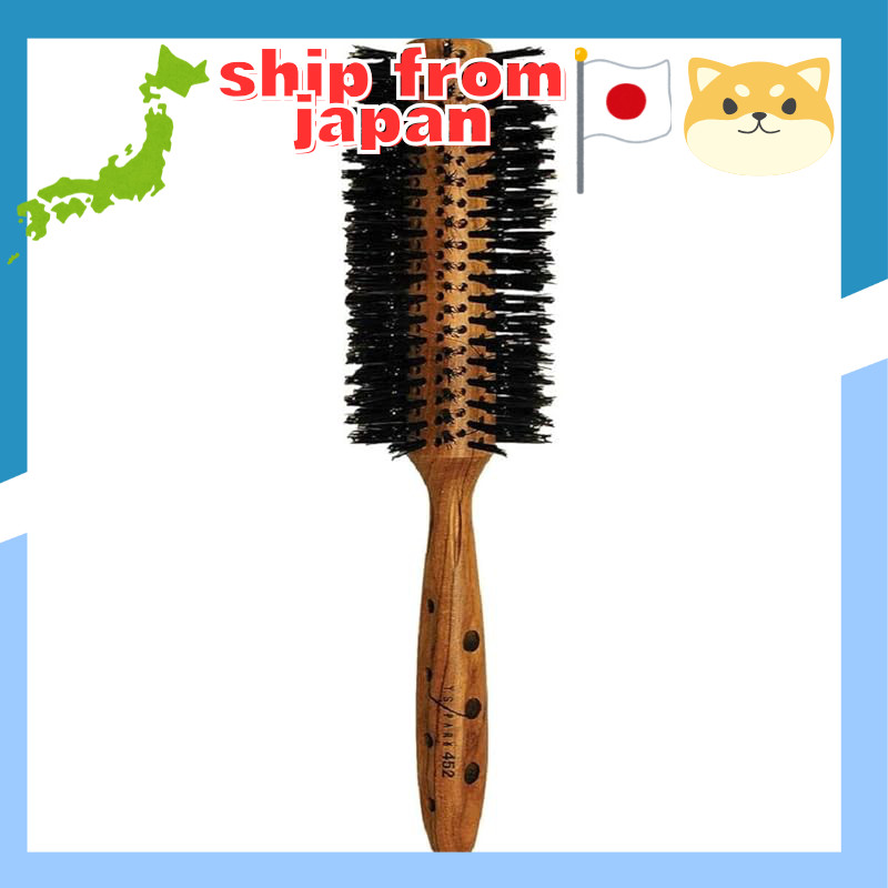 YS Park Professional YS Park Straight Shine Styler Brush YS-452 Hair Brush Brown, 1 piece.