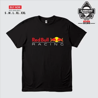 [ส่งเดี๋ยวนี้] ขายร้อนเสื้อยืดแขนสั้น ROUND คอลูกเรือเสื้อยืดS-5XL Karimake Racing F1 REDBULL RED BULL MAX VERSTAPPEN 33