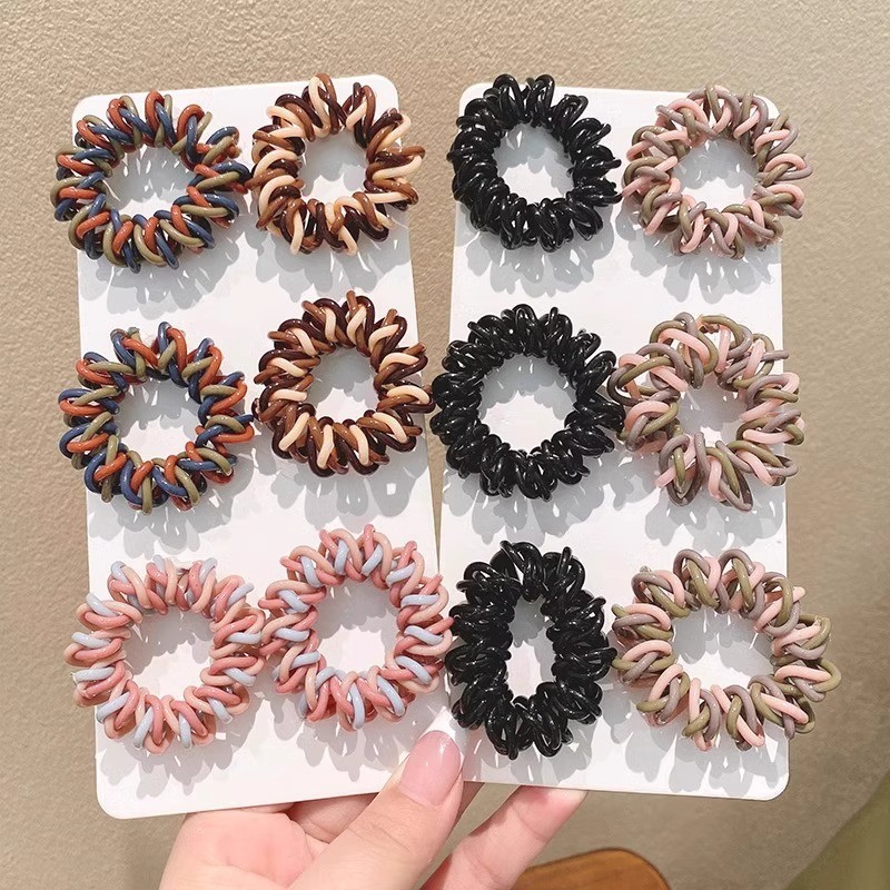 2025 ที่คาดผมสายโทรศัพท์ใหม่ ที่คาดผมสีตัดกันระดับไฮเอนด์ของผู้หญิง