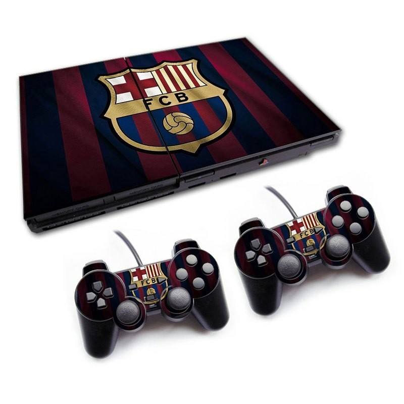 68 สีสติกเกอร์ผิวใช้งานร่วมกับ Sony Playstation 2 Slim ไวนิล Decal ชุดฟิล์มป้องกันสําหรับ PS2 Slim คอนโซลและ 2 ชิ้น Dualshock Controllers