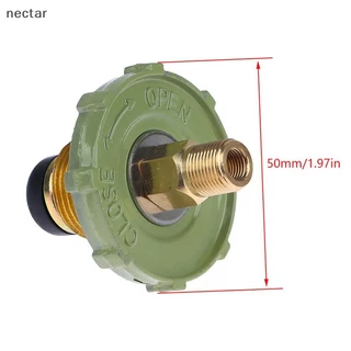 TAR LPG Tank Converter แก๊สเตาเชื่อมต่อปฏิบัติสังกะสีอัลลอยด์ LPG ถังอะแดปเตอร์อุปกรณ์ N