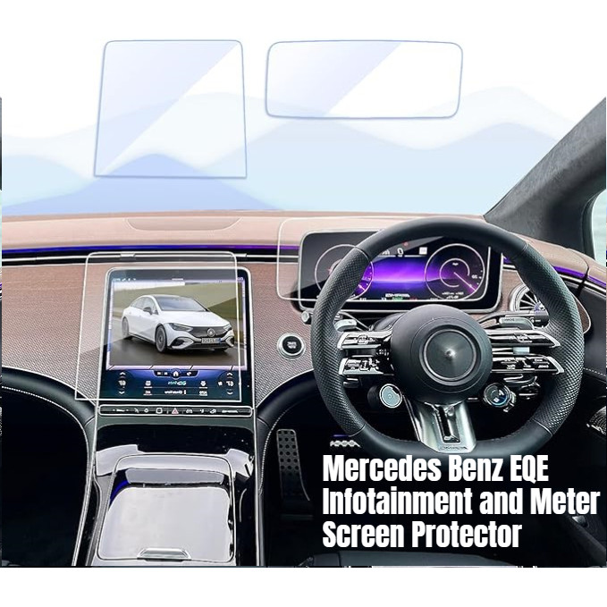 Mercedes Benz EQE (2022-2026) EQE350+ Infotainment Screen Tempered Glass Navigation Screen Protector