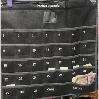 ปฏิทินออมเงิน มินิมอล planner แบบแขวนผนัง มีให้เลือก 3 สี ขนาดกว้าง 41 x 43 ซม.