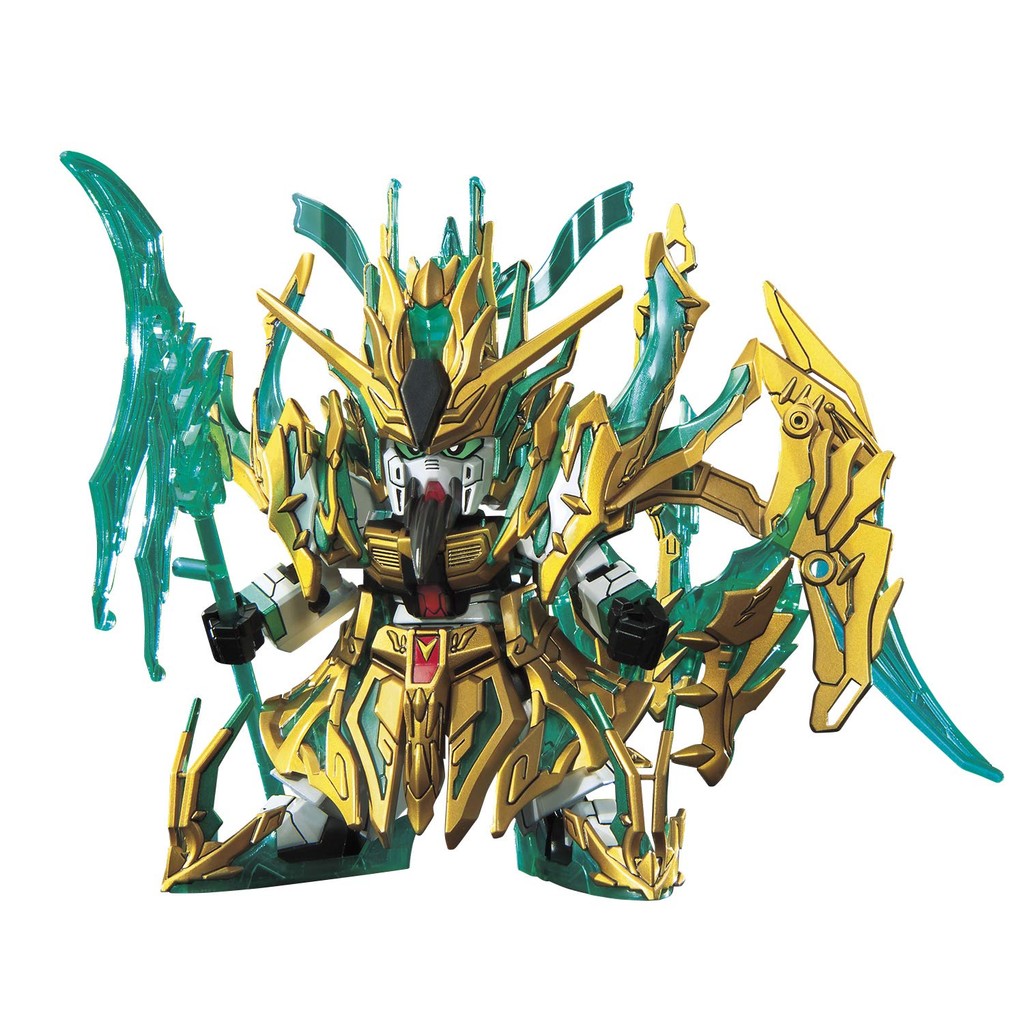 SD Gundam Sangokuden Musha Kakusei Sen Wu Sheng Guan Yu Yun Chang ν Gundam Colored Plastic Model BAS